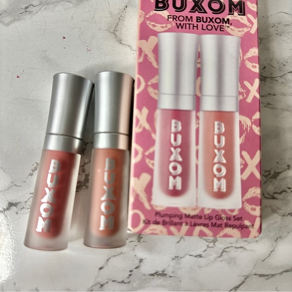 Buxom, With Love Plumping Matte Lip Gloss Set NIB - Picture 3 of 9